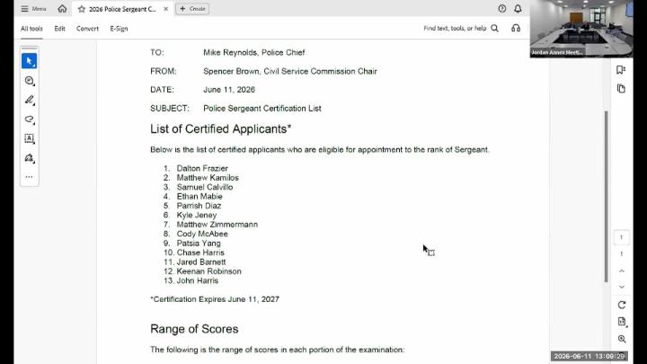 Civil Service Commission 6.11.2026